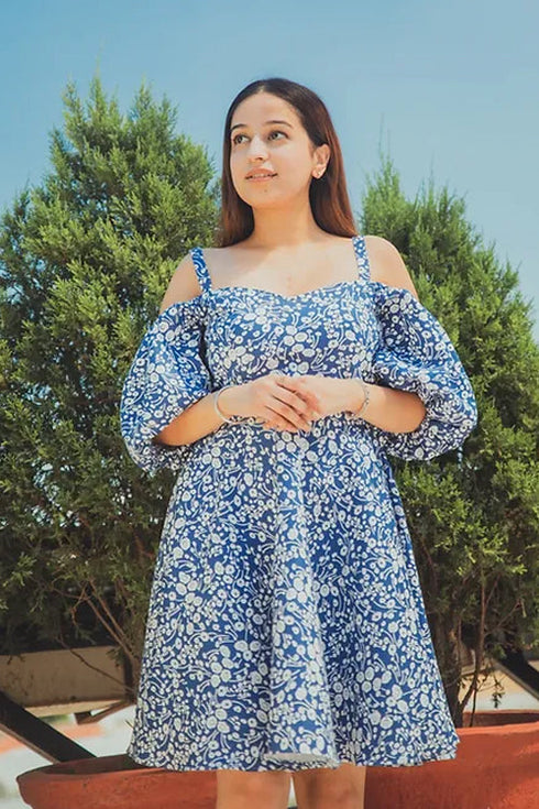 Ivy Playful Printed Midi Dress